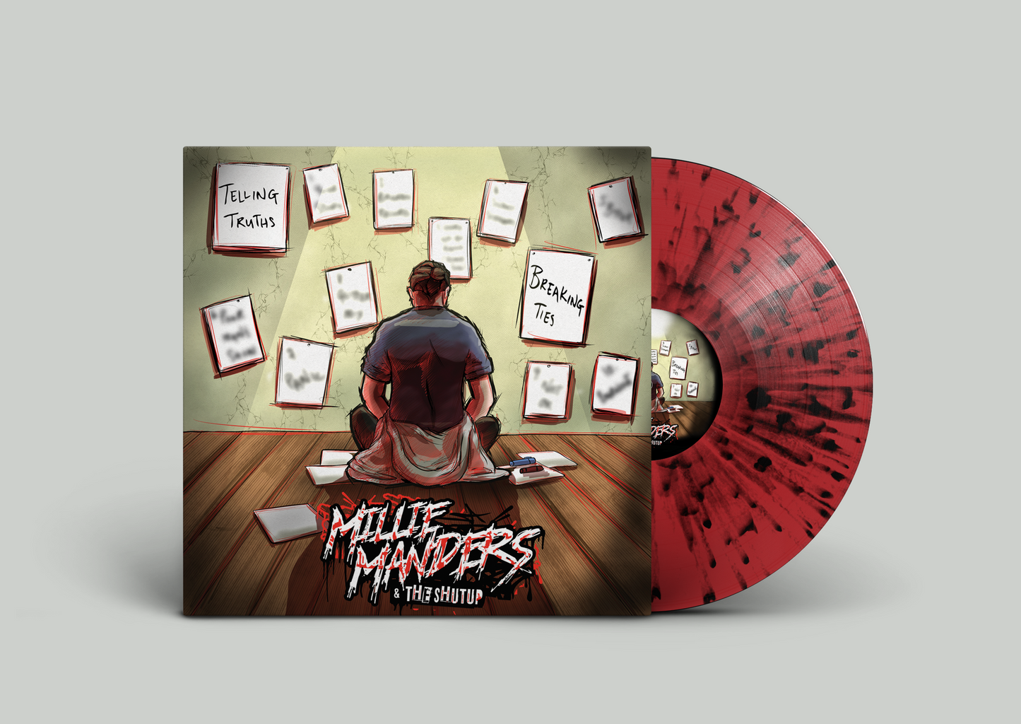 Telling Truths, Breaking Ties Vinyl, Red and Black Splatter